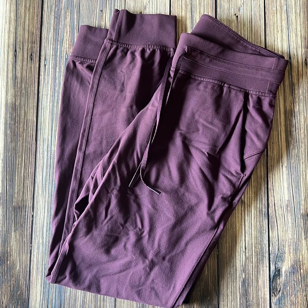Lululemon Ready to Rulu Maroon Soft Joggers 8